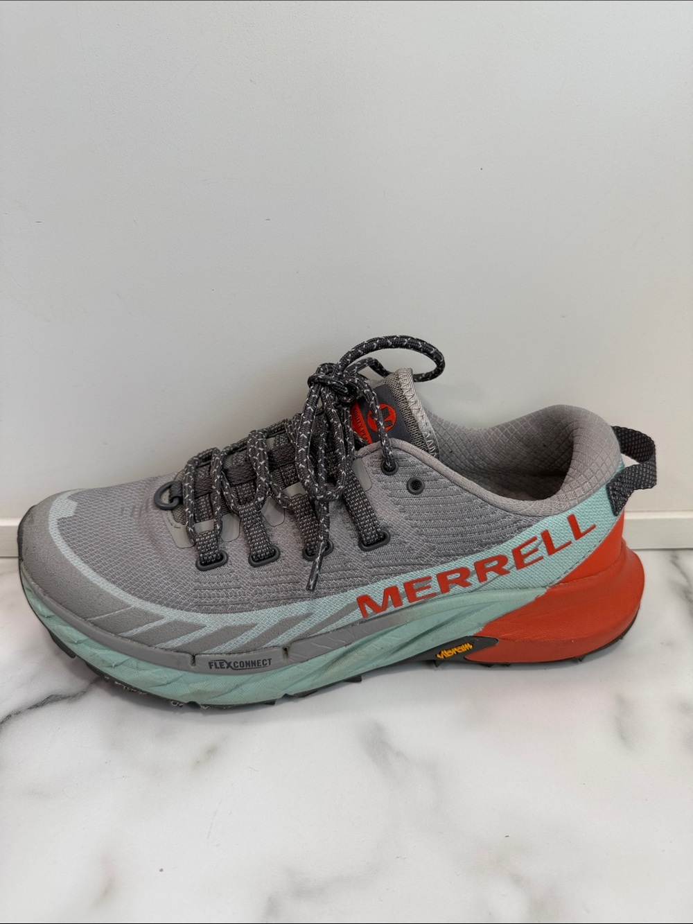 Merrell Agility Peak 4- Womens- Size 9- Gray- [J066912]- Running Shoes